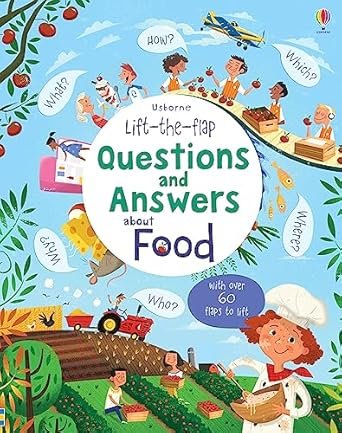 Questions and answers about food book for kids